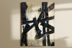 Jusbart Handcrafted Wood Panel Wall Art Unframed– 36x48 inch Decorative Wooden Artwork for Modern Interiors