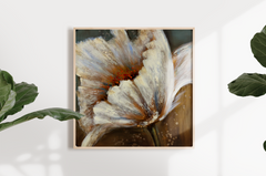Jusbart 100% Hand-Painted Oil Painting on Canvas – Wall Art for Home Decoration – 37.4x37.4 inch Wall Art for Living Room, Bedroom, or Office