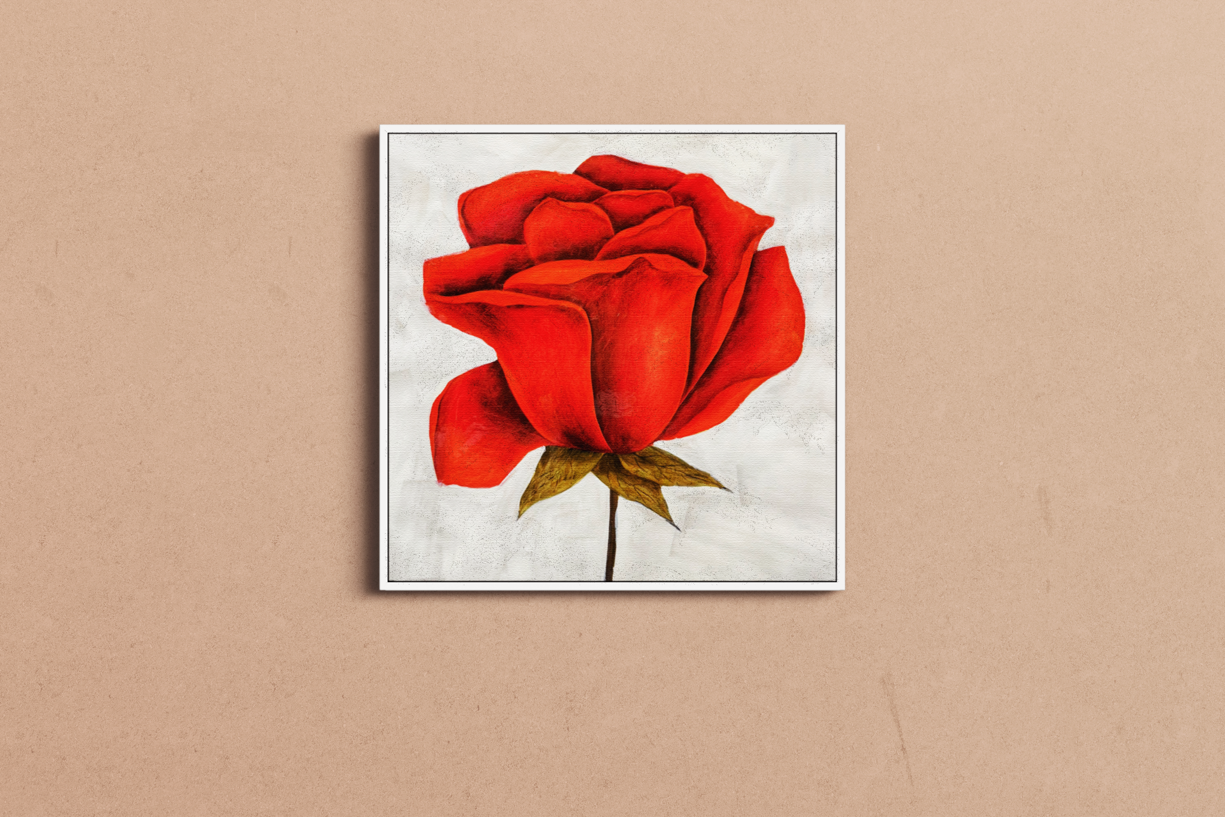 Jusbart 100% Hand-Painted Oil Painting on Canvas – Wall Art for Home Decoration – 37.4x37.4 inch Wall Art for Living Room, Bedroom, or Office