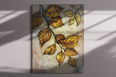 Jusbart Hand-Painted Canvas Wall Art – 36x48 Inch Oil Painting for Home Decoration Unframed