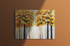 Jusbart Hand-Painted Canvas Wall Art – 36x48 Inch Oil Painting for Home Decoration Unframed