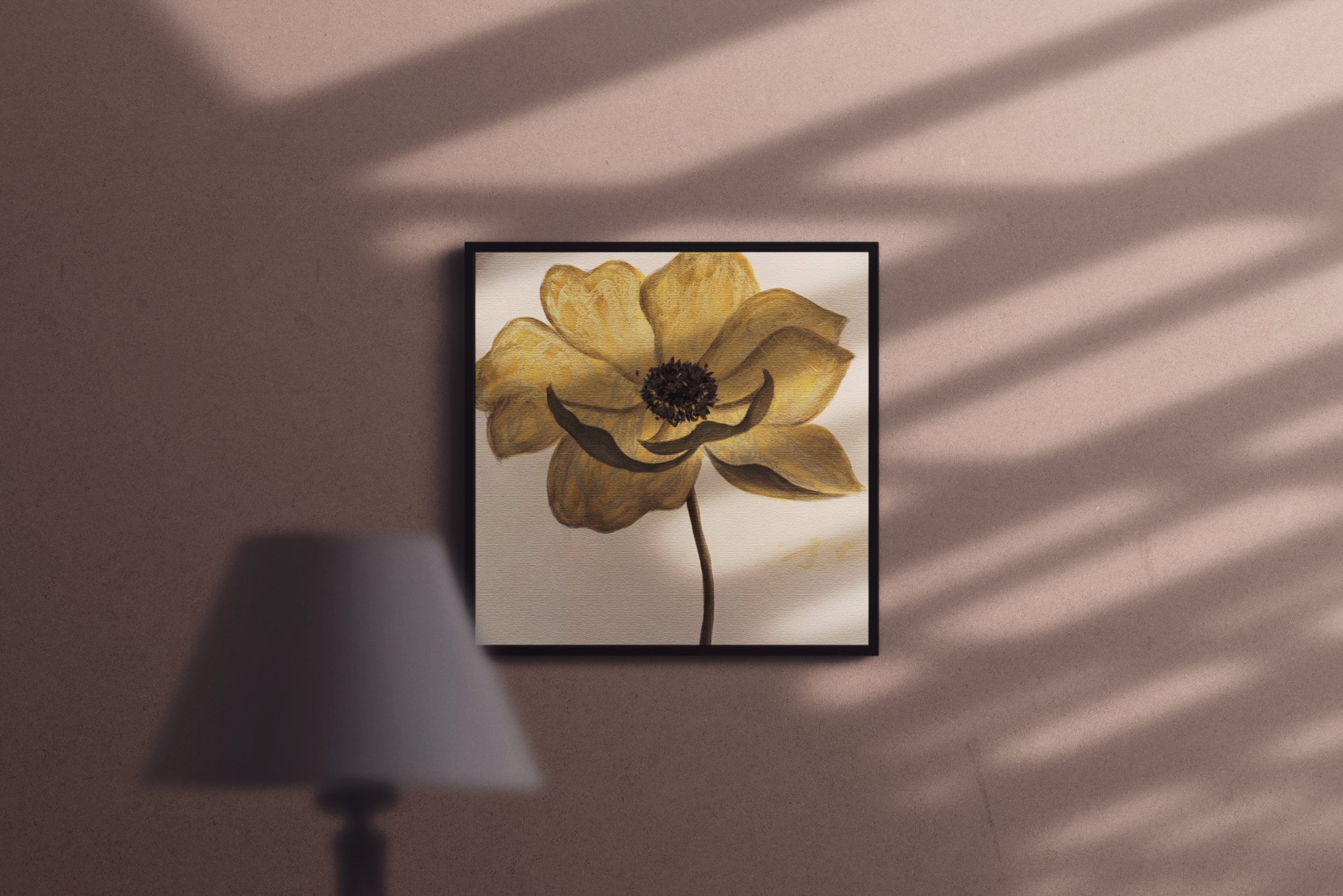 Jusbart full- hand Oil Painting on Canvas – 26x26 inch Wall Art for Home Decoration