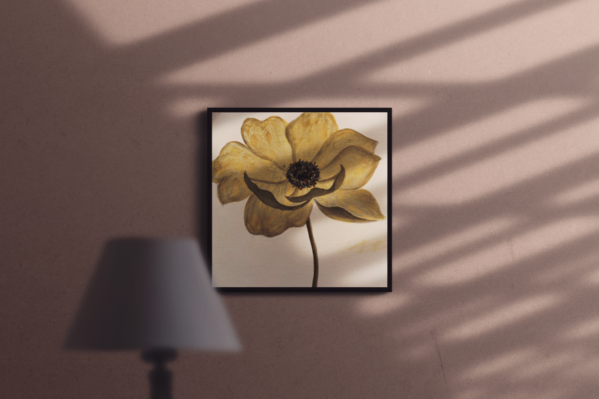 Jusbart full- hand Oil Painting on Canvas – 26x26 inch Wall Art for Home Decoration