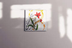 Jusbart full- hand Oil Painting on Canvas – 26x26 inch Wall Art for Home Decoration