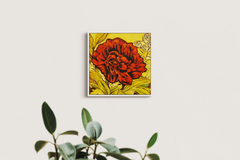 Jusbart 100% hand crafted  Canvas Wall Art – 26x26 Inch Framed Oil Painting for Modern Home Décor, 10 Designs Available