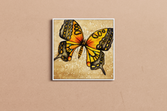 Jusbart Hand-Painted Canvas Wall Art – 37.4x37.4 Inch Oil Painting for Home Decoration